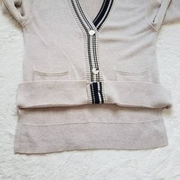 JOHNNY WAS CALME MIXED STRIPE CARDIGAN - Picture 7 of 11